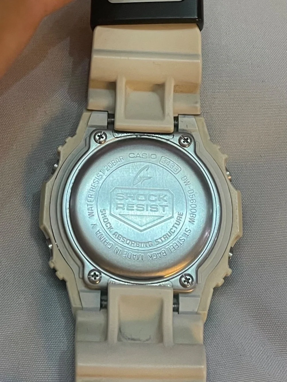 Rare Casio G-Shock DW-D5600BW Zebra Camo Watch